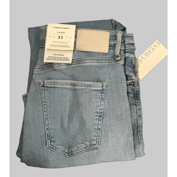 NWT Evereve Citizens of Humanity Lilah High Rise Bootcut Stretch Jeans Size 31 - Picture 3 of 16